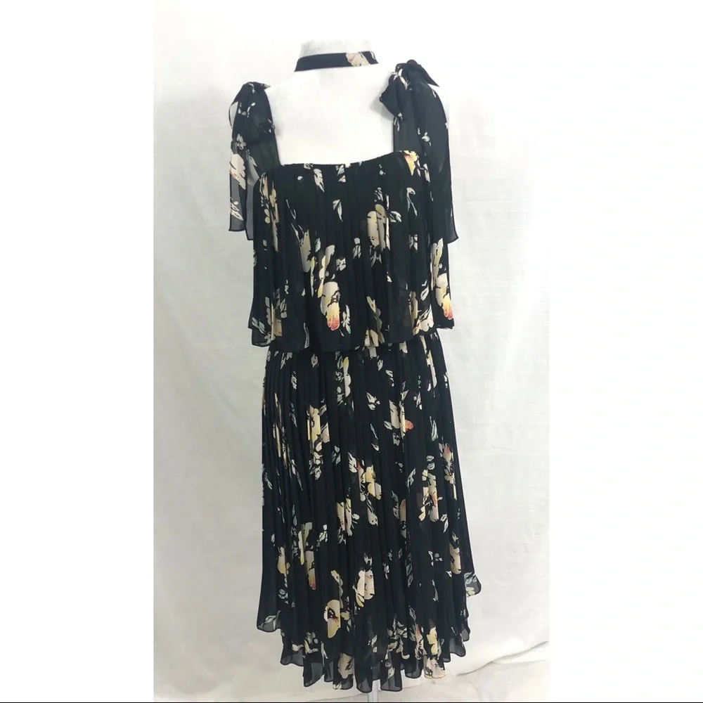 Albert Nipon Dress Vintage Pleated 2 - Picture 6 of 11